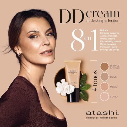 Крем для лица Atashi — DD Nude Skin Perfection и лифтинг-подтяжка контура глаз, осветляющий — фото 2