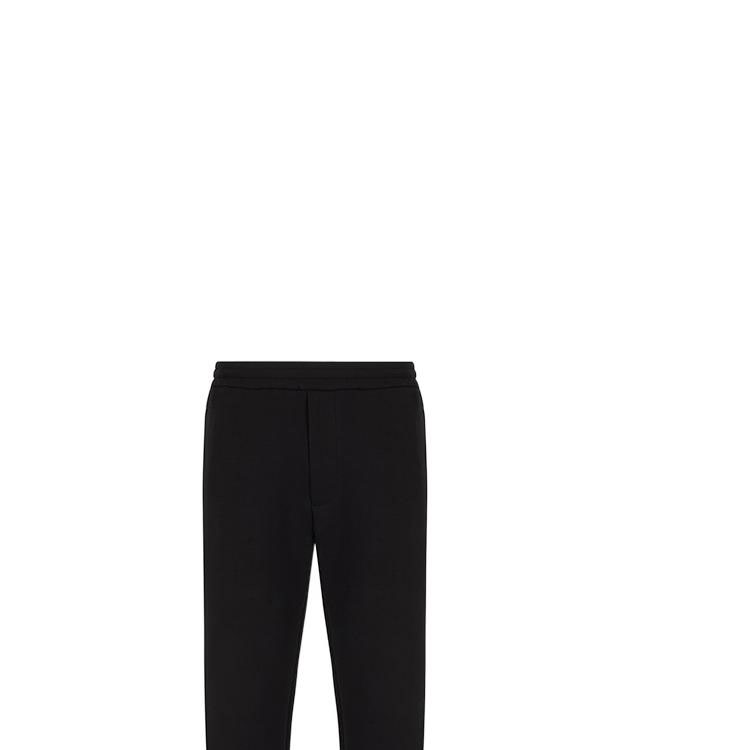 

Вязаные спортивные штаны мужские черные EMPORIO ARMANI