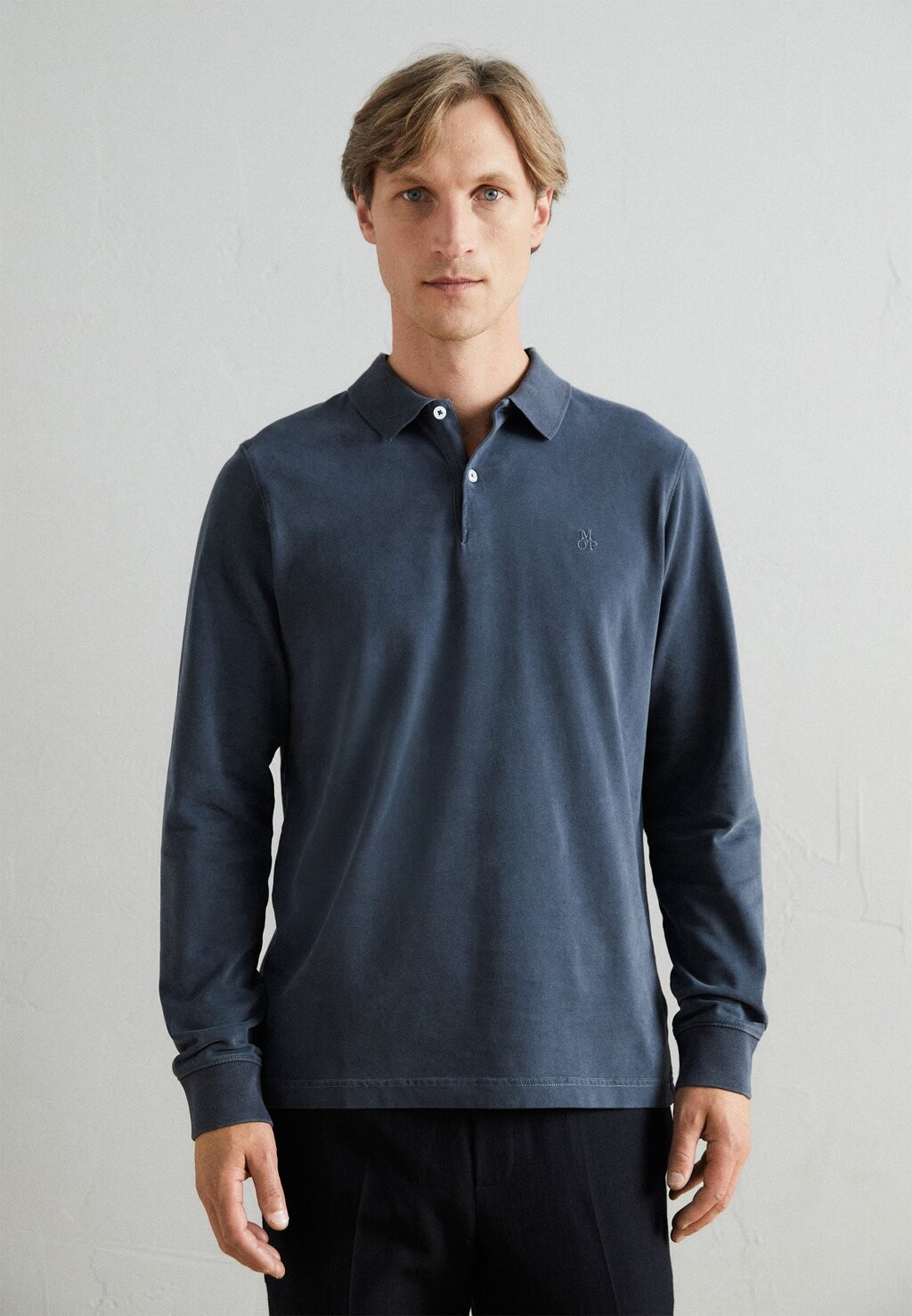 

Топ с длинными рукавами LONG SLEEVE COLLAR EMBROIDERY Marc O'Polo, цвет dark navy