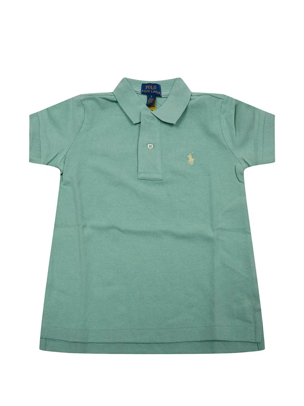 Знаменитая рубашка поло из пике Polo Ralph Lauren Kids, зеленый