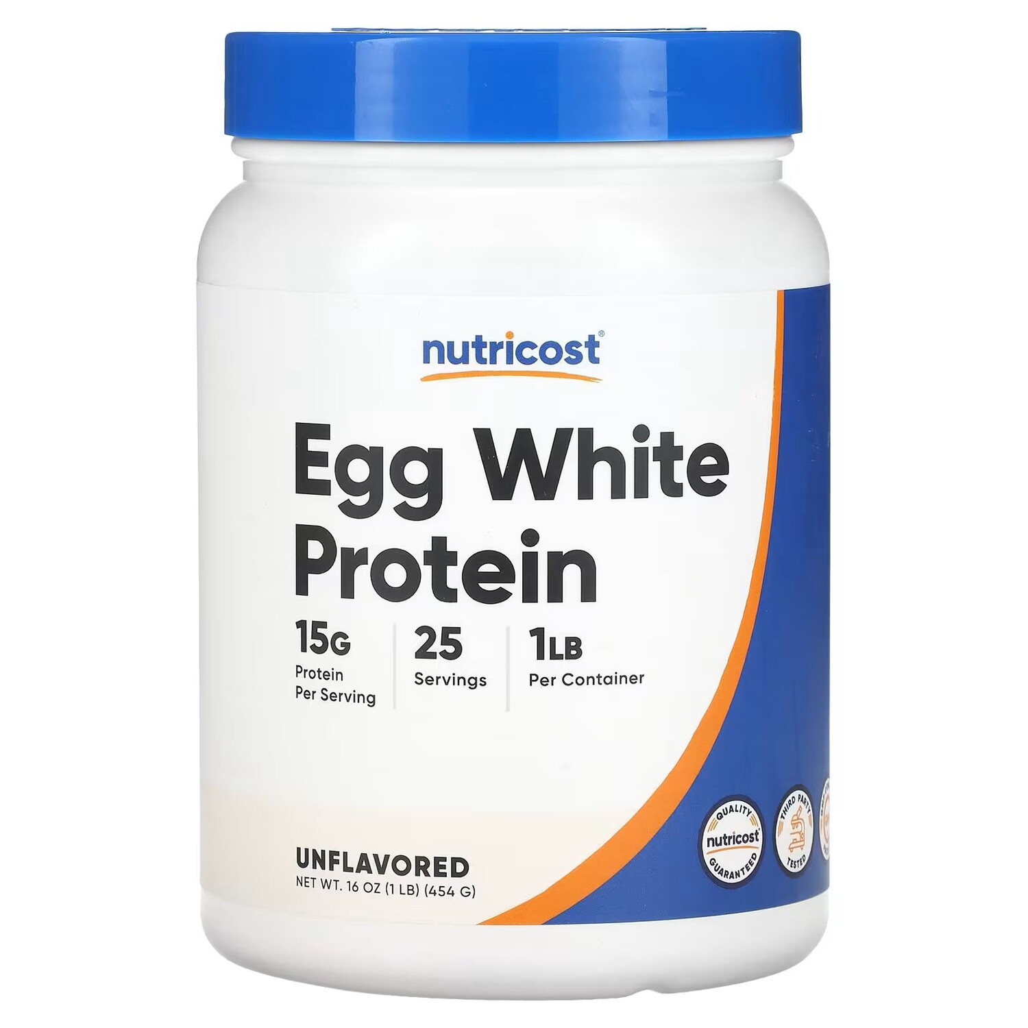 

Белок яичного белка, без вкуса, 1 фунт (454 г) Nutricost