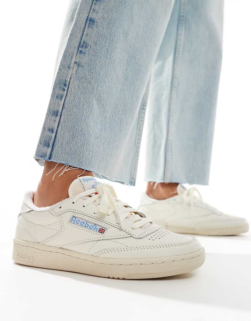 Reebok – Club C 85 – винтажные кремово-белые спортивные туфли