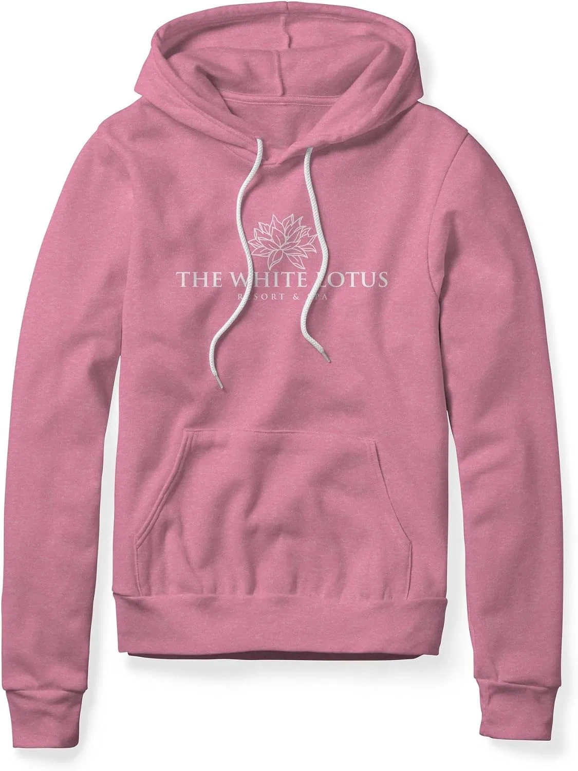 Худи с капюшоном, White Lotus, Heather Pink
