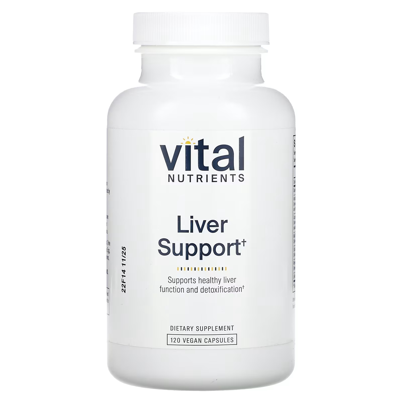 

Добавка Vital Nutrients Liver Support, 120 капсул