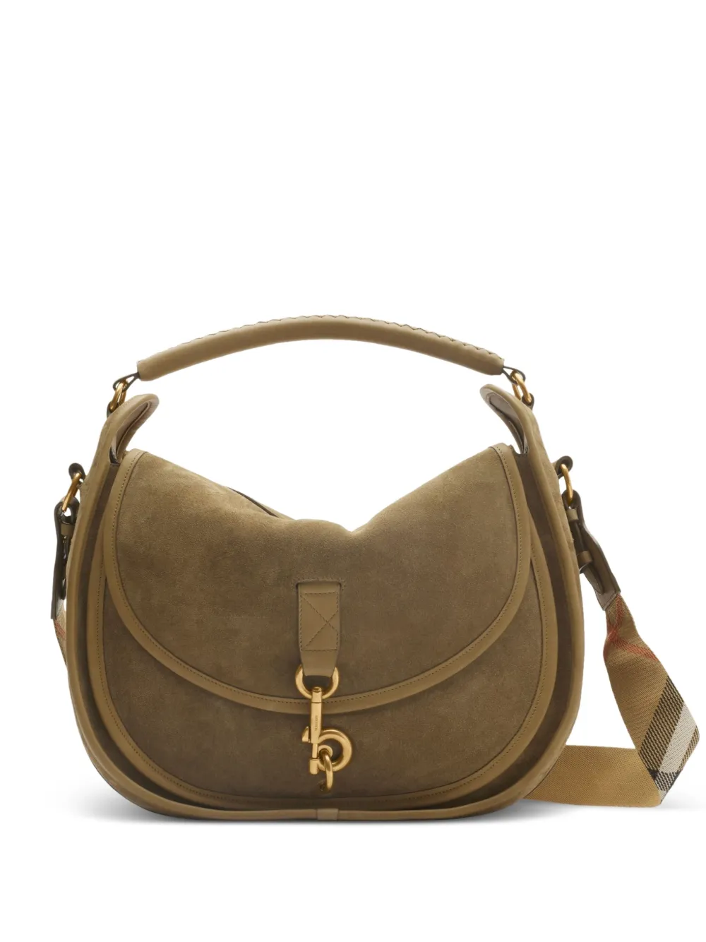 

Сумка через плечо с декором B BURBERRY, нейтральный