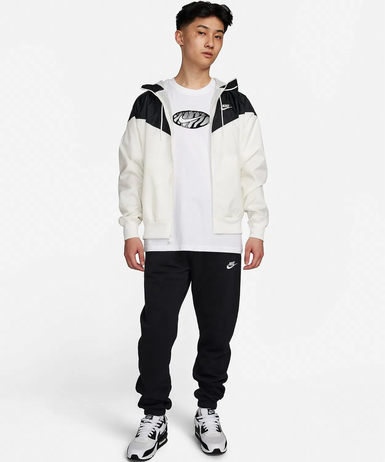 Куртка Nike Windbreaker с сетчатой подкладкой, чёрный — фото 4