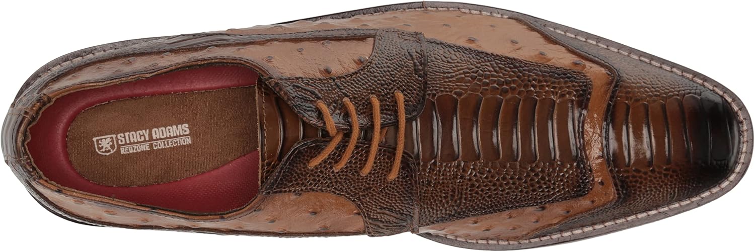 Мужские оксфорды Stacy Adams Fanelli Wingtip, Tan — фото 4
