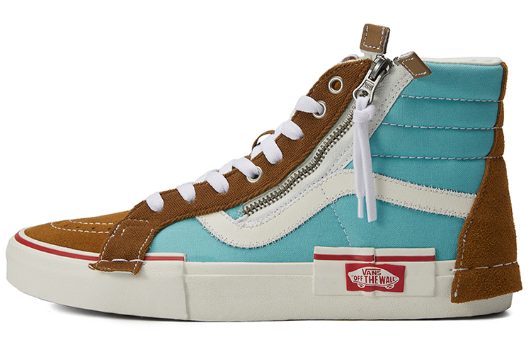 

Кроссовки Vans SK8-HI Reissue Cap Skate Shoes Blue/Brown, Серый, Кроссовки Vans SK8-HI Reissue Cap Skate Shoes Blue/Brown