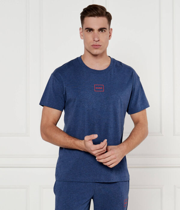 

Футболка в кружеве Regular fit Hugo Bodywear, синий