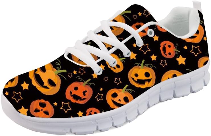 

Кроссовки Forchrinse Purple Nebula Blue Galaxy для мужчин и женщин, легкие спортивные кроссовки для бега и занятий в зале, Pumpkin Star