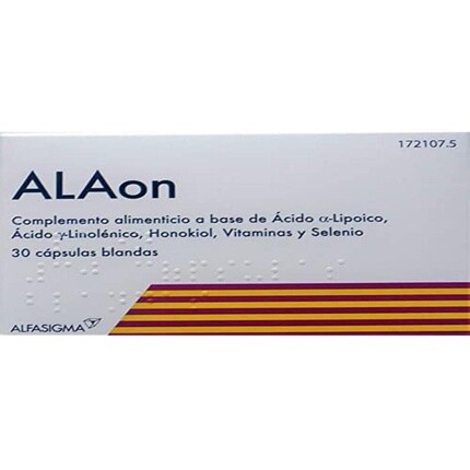 

Alaon 30 Soft Capsules - Окислительный стресс Alfasigma