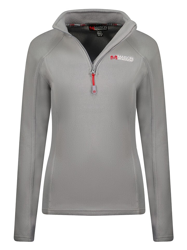 

Флисовый свитер Maison Montaigne Fleecepullover Tumai, серый