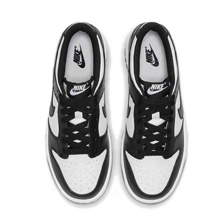 

Nike Dunk Abrasion Resistant Low Top Детские скейтбординговые кроссовки Черный Белый
