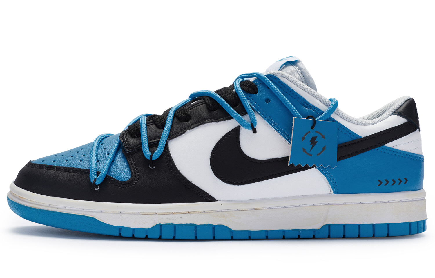 

Кроссовки Nike Dunk Skateboard Shoes Men Low-Top Black Blue