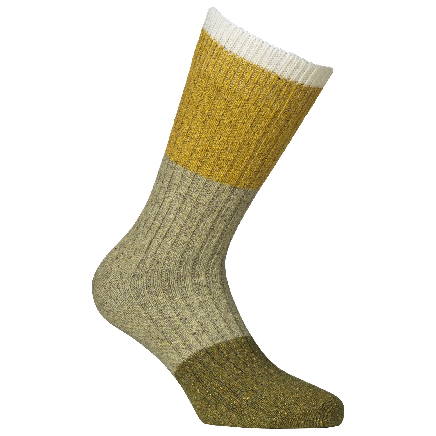 

Многофункциональные носки Alpacasocks&Co Merino Block, цвет Latte/Yellow/Lime/Green