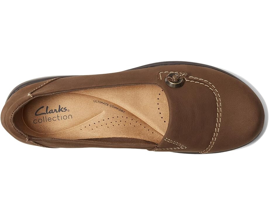 Балетки Clarks Carleigh Lulin, цвет Taupe Nubuck — фото 2