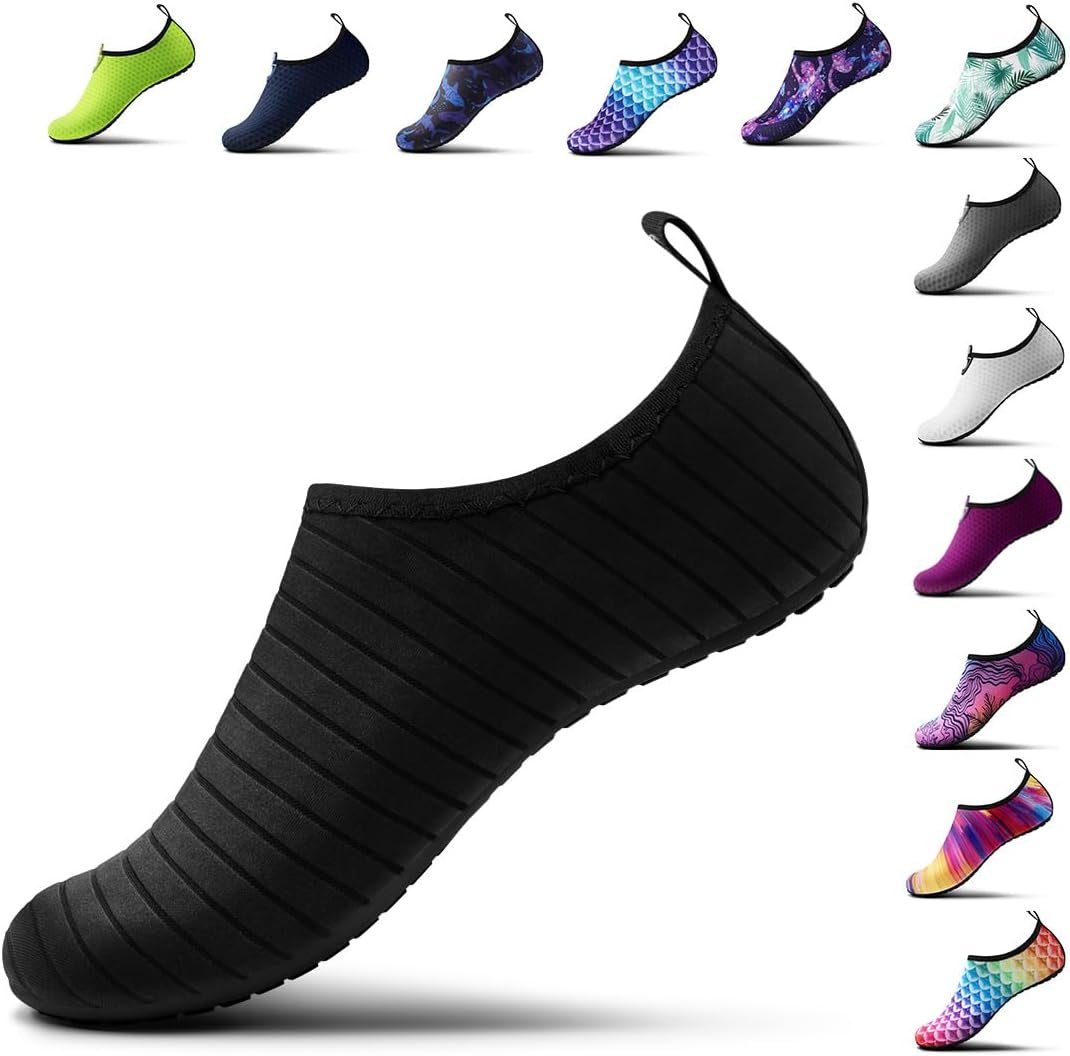 

Водные туфли SIMARI для женщин и мужчин, для плавания, акваноски, аксессуары для пляжа и бассейна, серфинга, реки, лодки, каяка, моря, йоги, упражнений на песке, спортивные аксессуары, черный