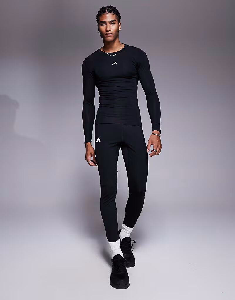 

Леггинсы Adidas Running Adizero черного цвета