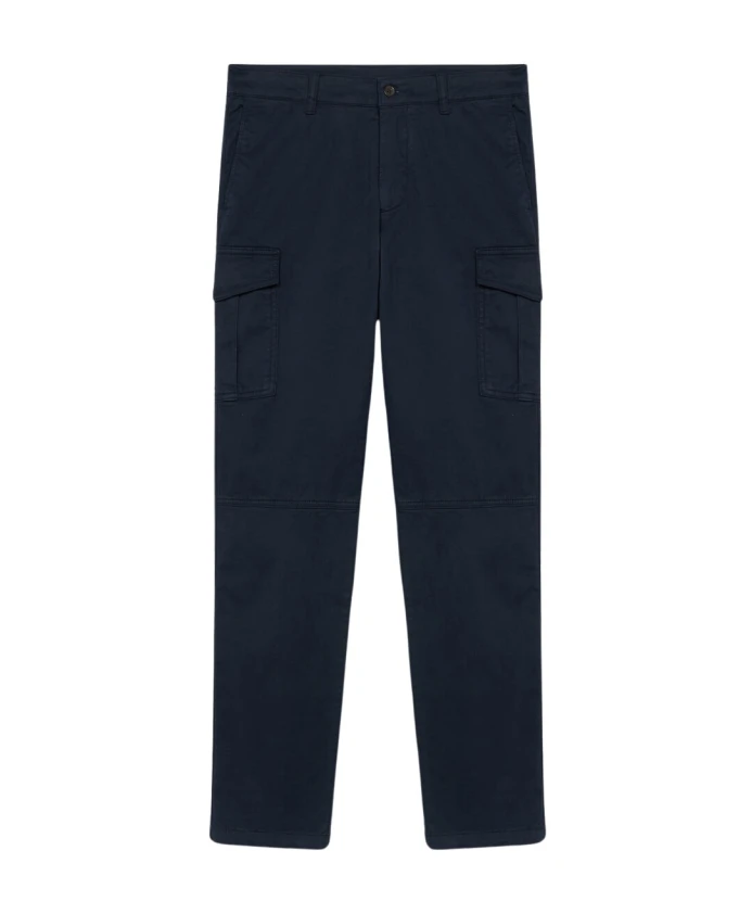 

Брюки карго из хлопка Marine e стрейч Brooks Brothers, синий