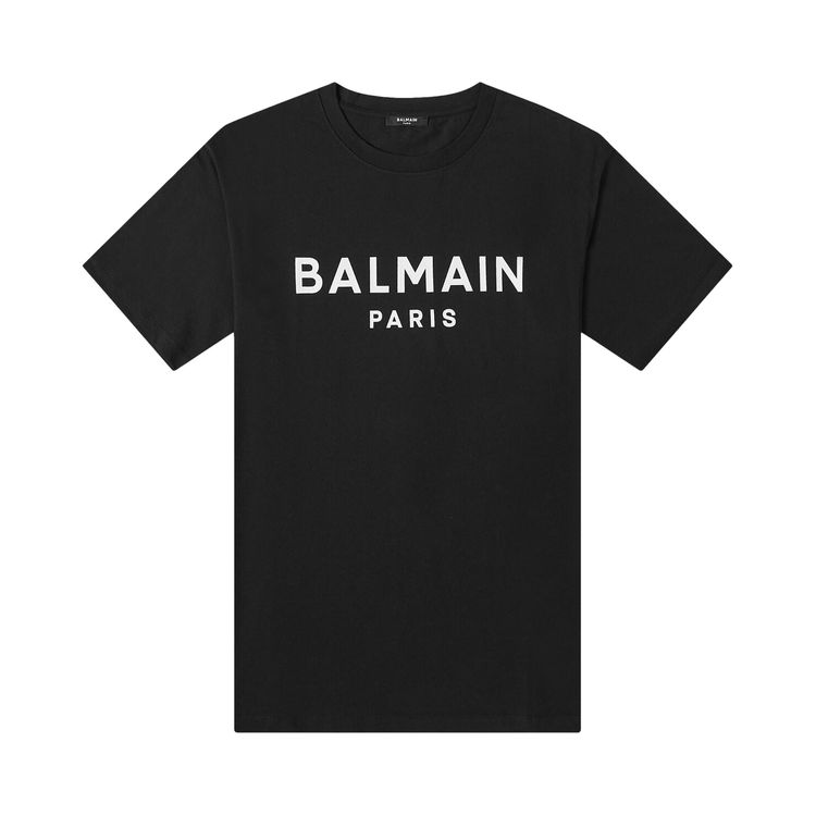 

Футболка Balmain Logo T-Shirt Black, черный