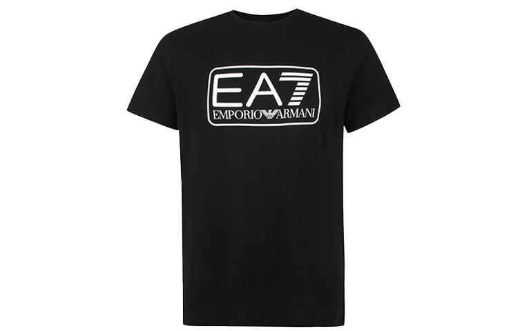 

EMPORIO ARMANI Футболка EA7 мужская черная, Черный, EMPORIO ARMANI Футболка EA7 мужская черная