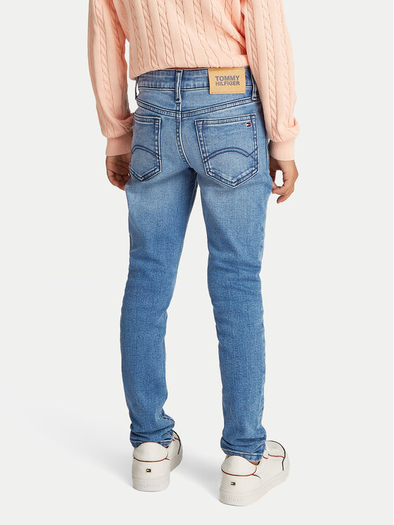 Обтягивающие джинсы Nora KG0KG08403 Tommy Hilfiger, синий — фото 3