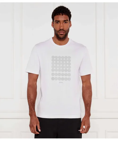 

Футболка с принтом в полоску Relaxed fit Boss Green, белый