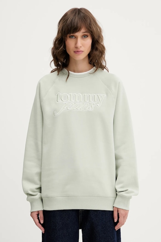 

Толстовка Tommy Jeans, зеленый