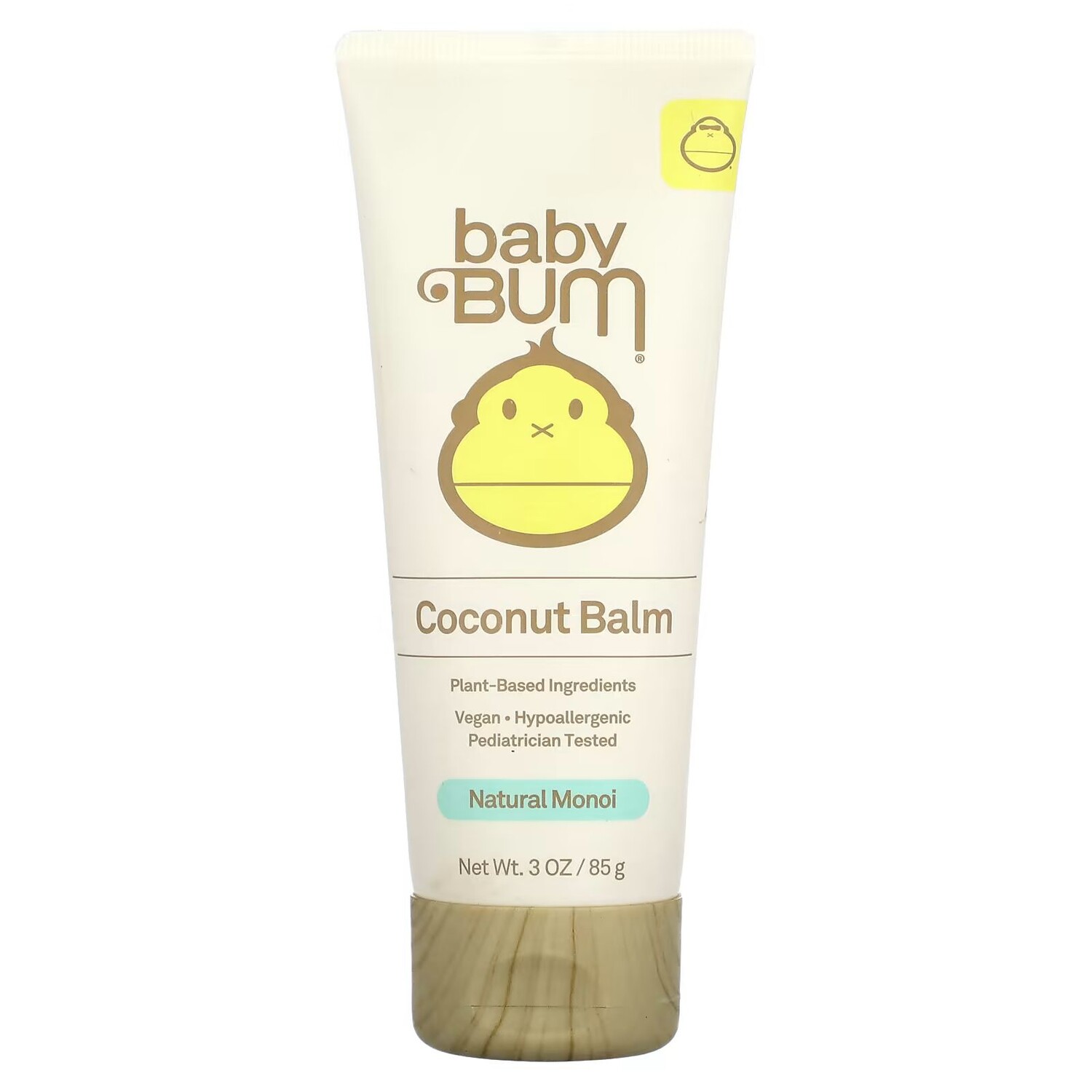 

Детский кокосовый бальзам, натуральный монои, 3 унции (85 г) Sun Bum