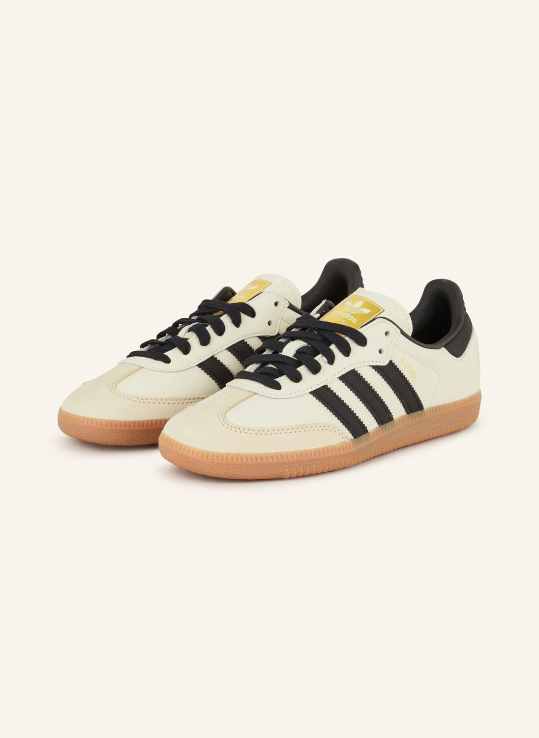 Кроссовки самба ог ш Adidas Originals, экрю