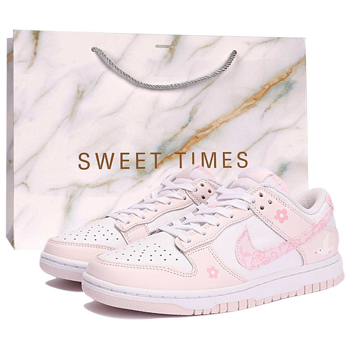 

Женские кроссовки для скейтбординга Nike Dunk, Chalk White