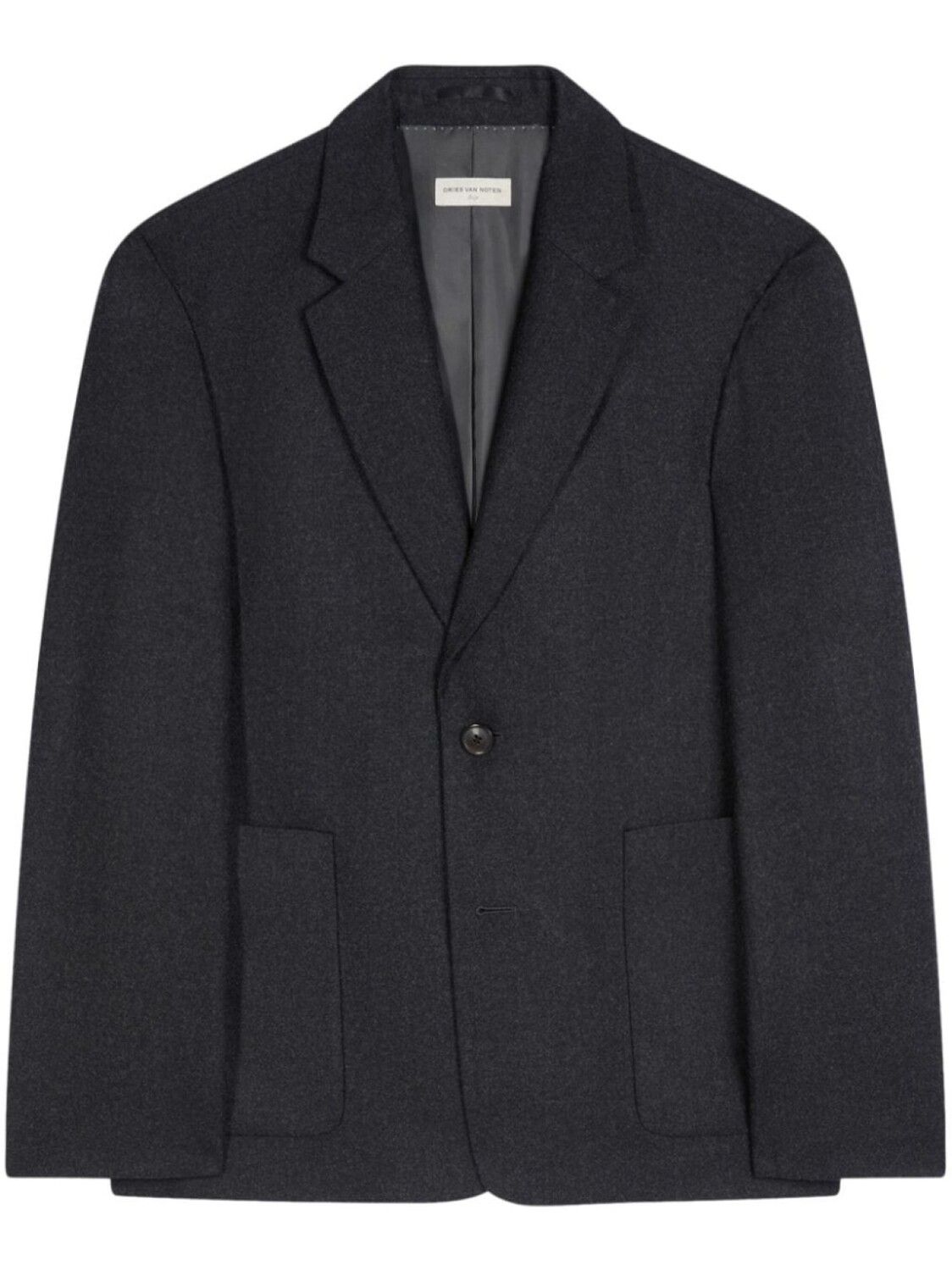 

DRIES VAN NOTEN шерстяной пиджак, серый