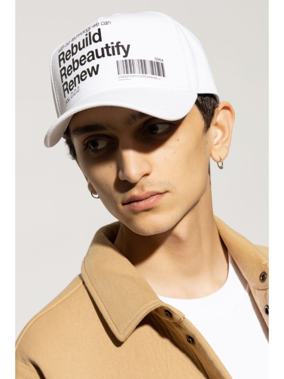 

Dsquared2 кепка с логотипом DSQUARED2, белый