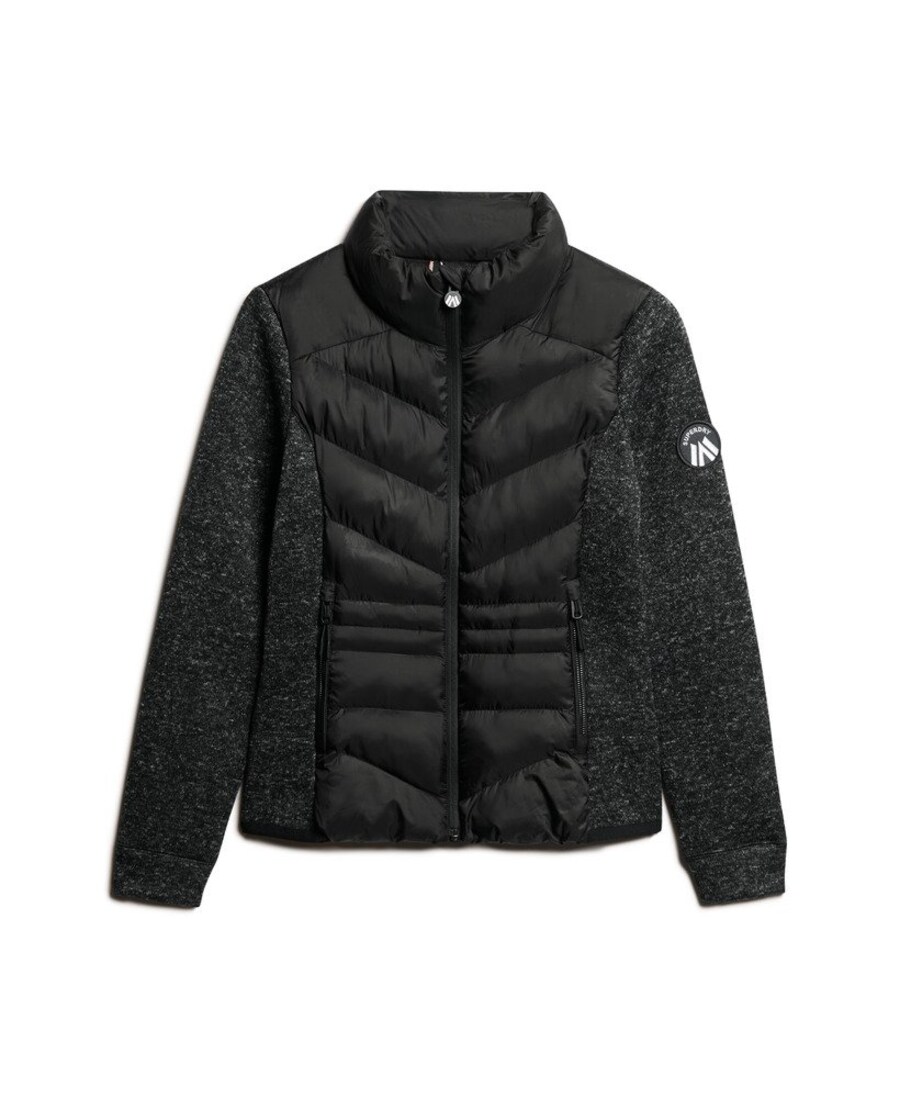 

Вязаный кардиган Superdry Storm, Black/mottled black