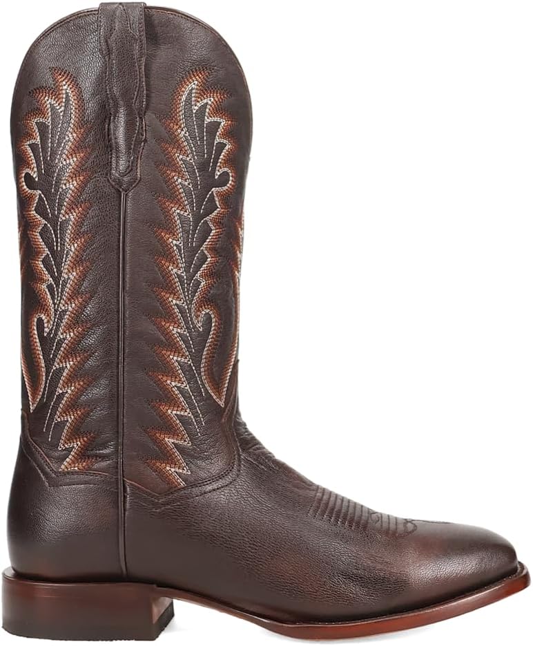 

Мужские вестерн-сапоги Dan Post Jerry с квадратным носком и вышивкой, на резинке, черный