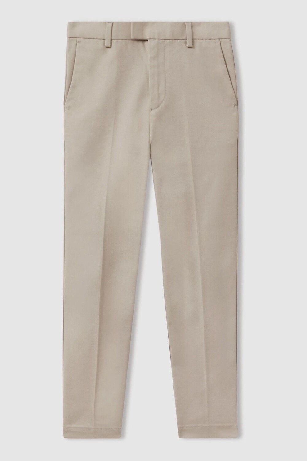 

Брюки чинос Eastbury slim fit с регулируемой талией Reiss, серый