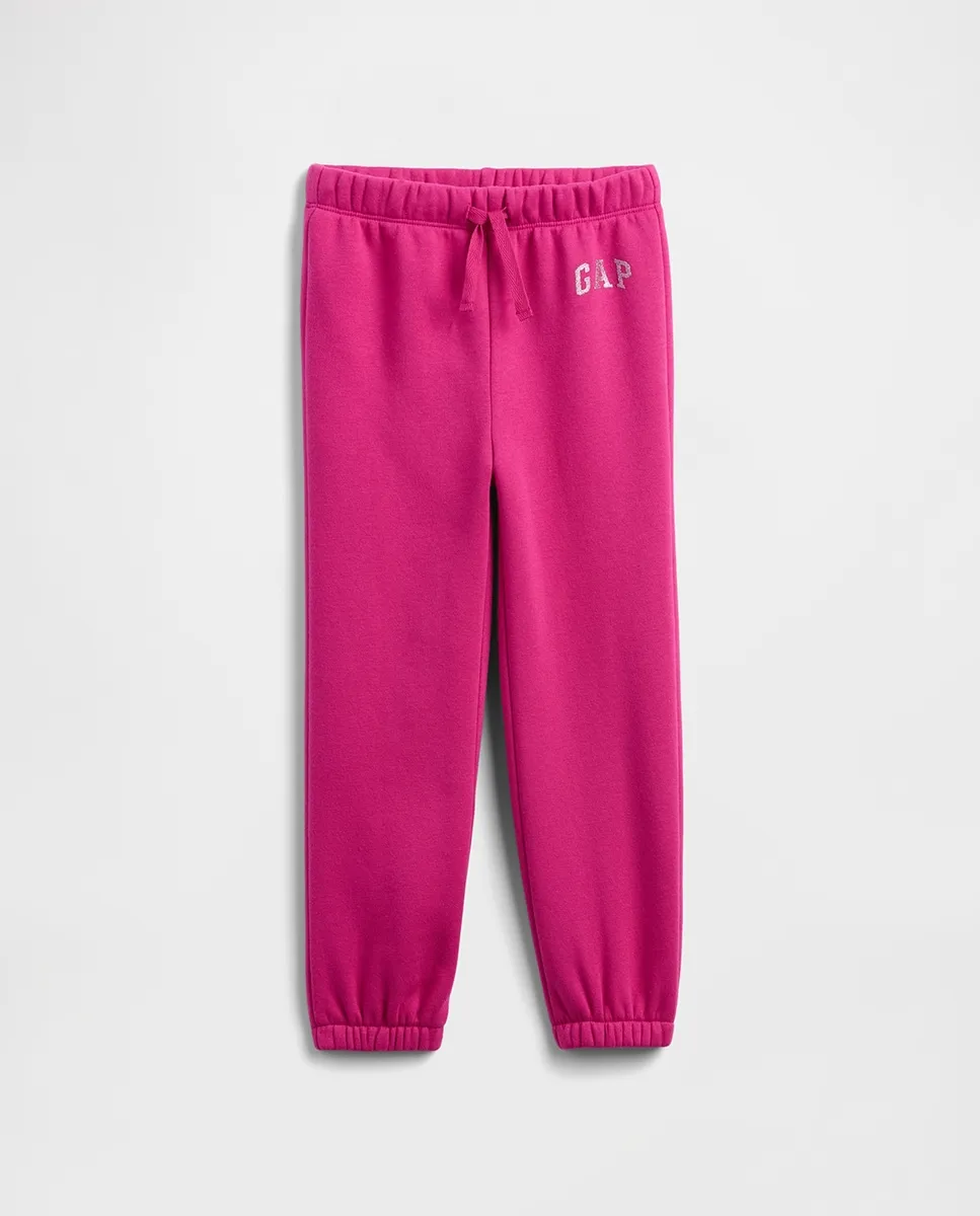 

Детские спортивные штаны с логотипом Gap, фуксия