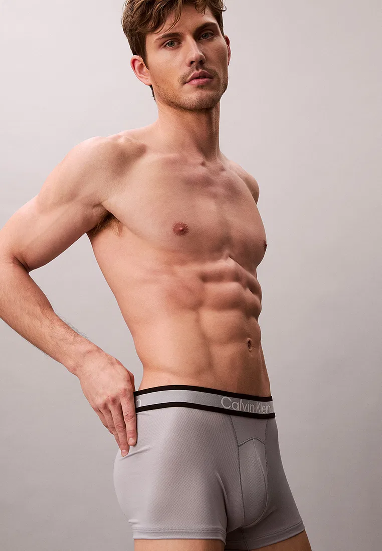 Трусы, сетчатые, Calvin Klein, серый — фото 4