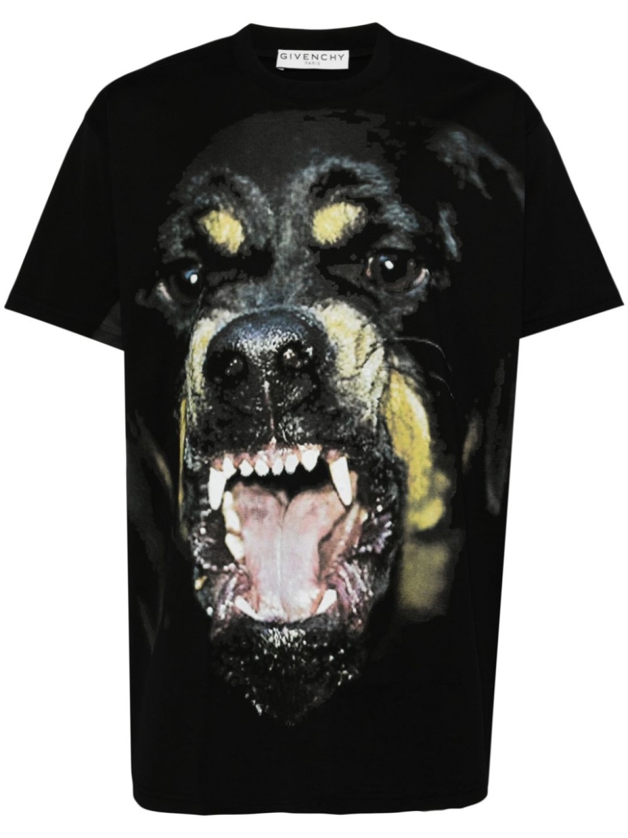 

Givenchy футболка Rottweiler с круглым вырезом, черный