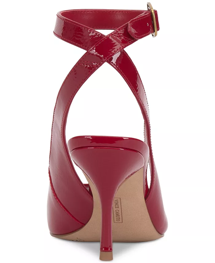 Женские туфли-лодочки Pavles с открытым носком Vince Camuto, красный — фото 3