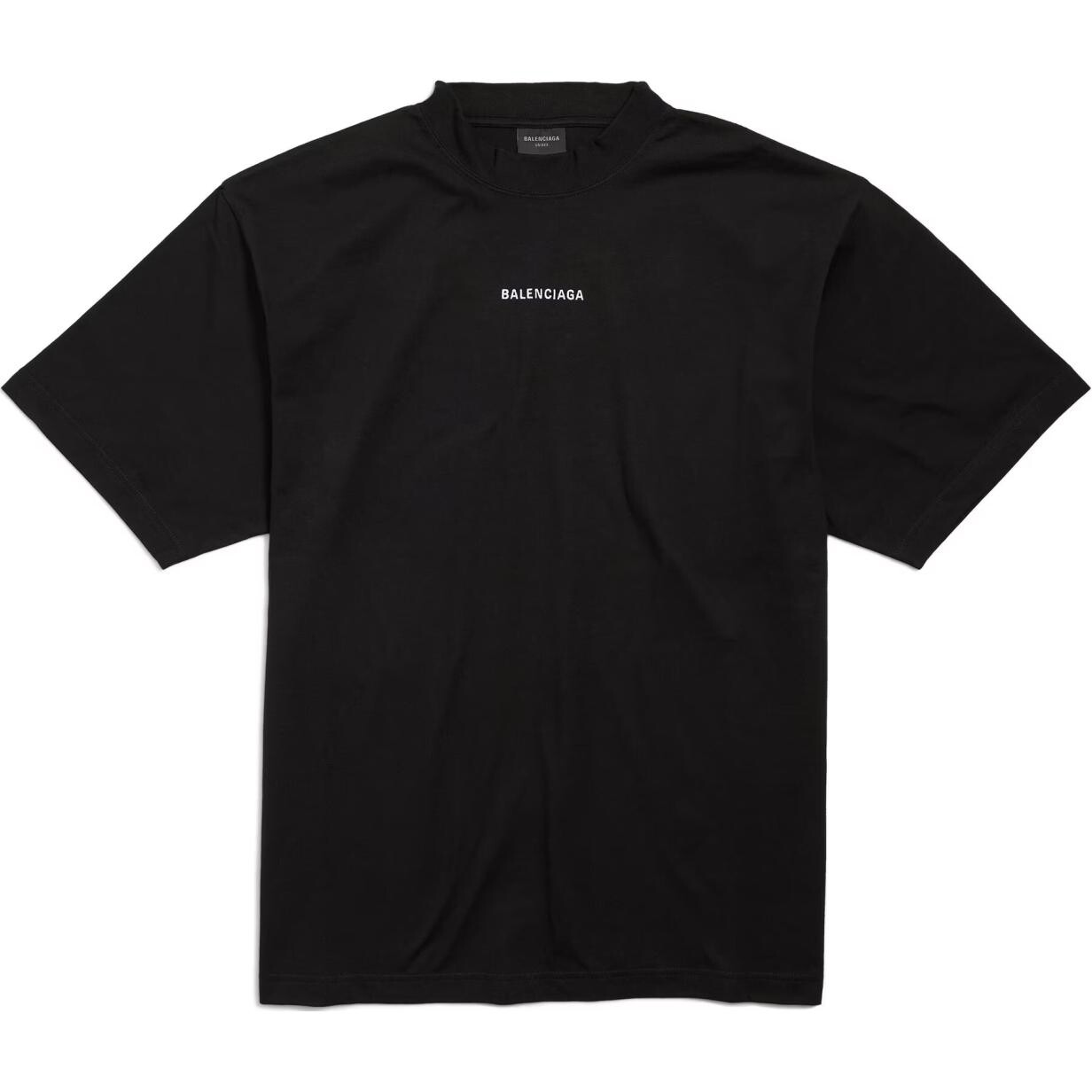 

Футболка унисекс черная Balenciaga, черный
