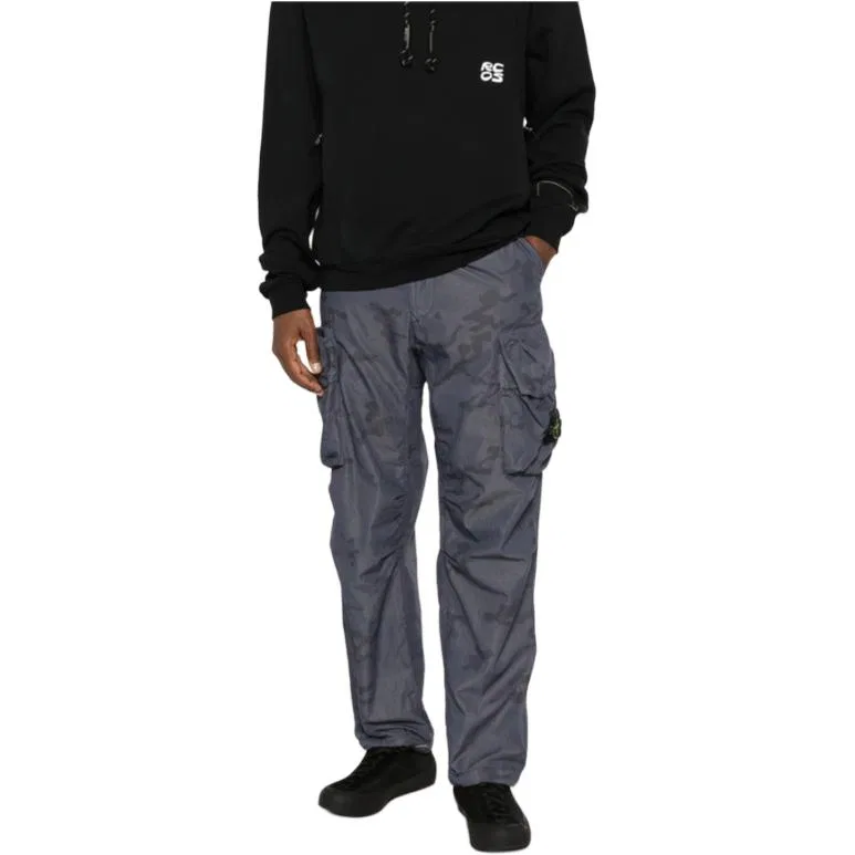 Карго-брюки Stone Island SS26 серые — фото 3