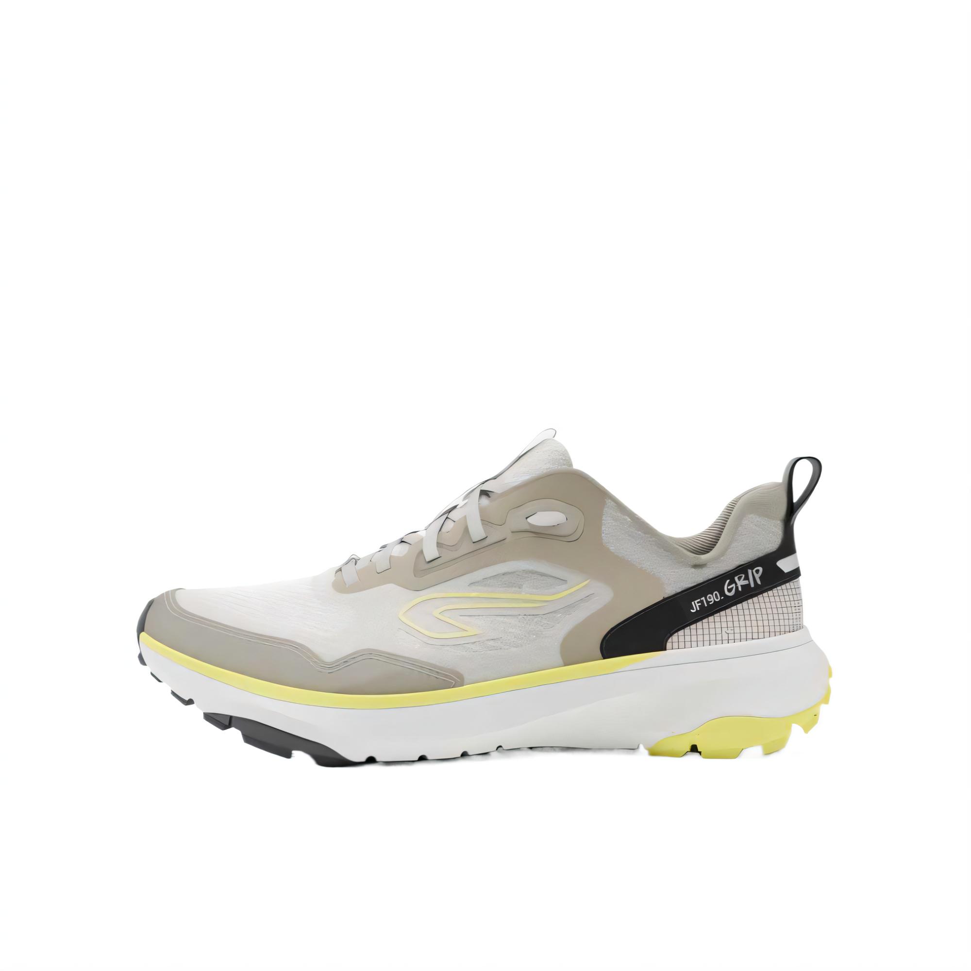 

Кроссовки для бега JOGFLOW 190 с низкой амортизацией, цвет экрю, мужские DECATHLON, Ecru/Light Lemon