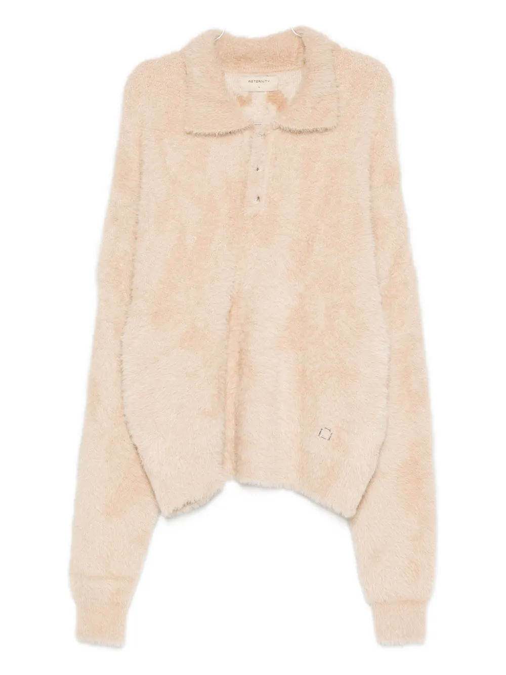 

Поло с воротником на пуговицах Clair Reternity, бежевый