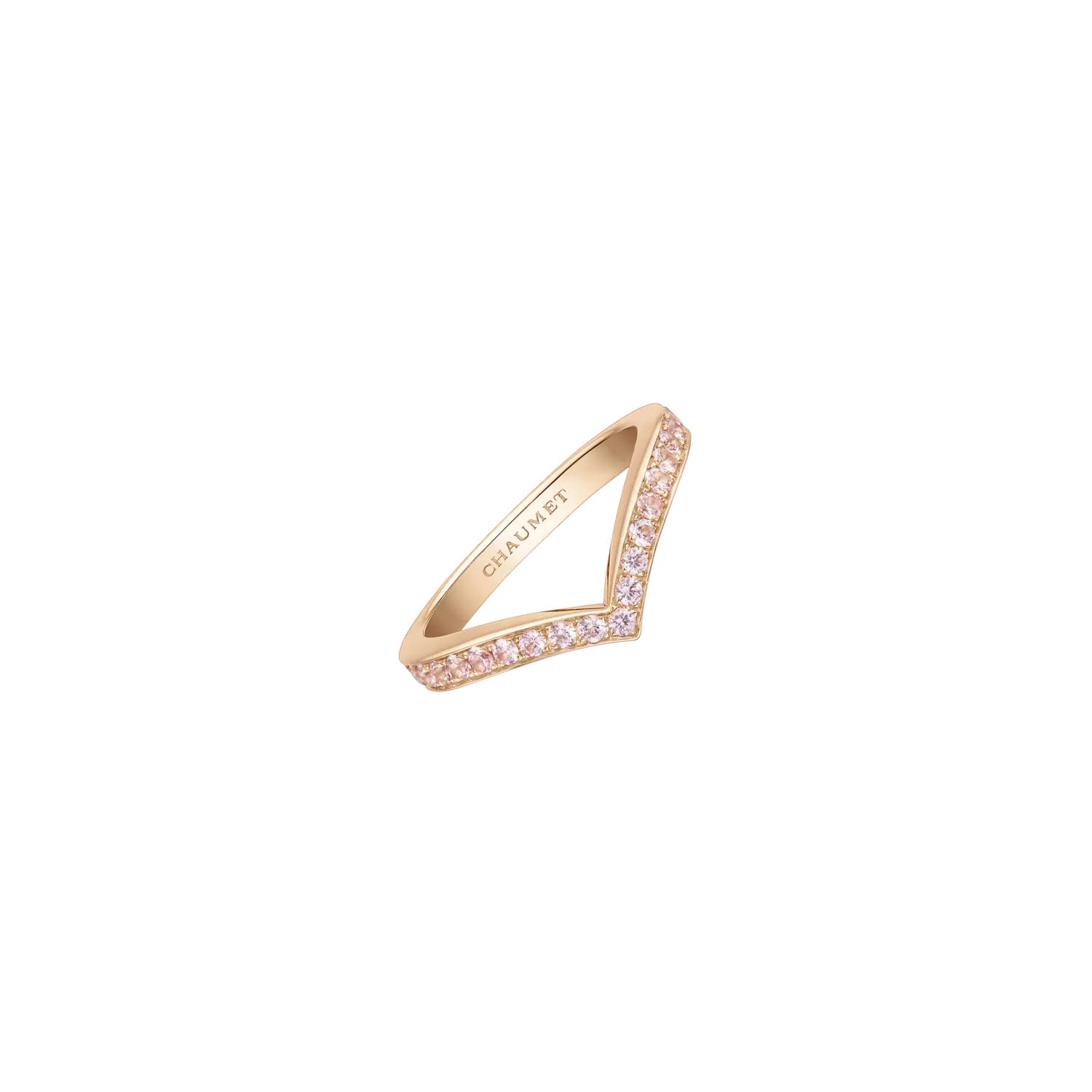 

Кольцо Chaumet Joséphine aigrette из розового золота с розовыми сапфирами
