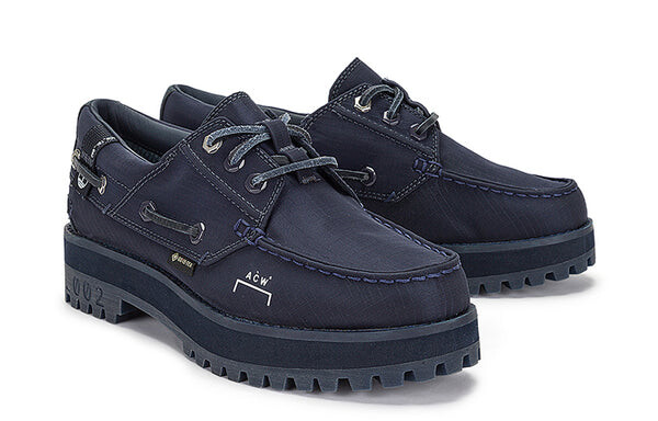 Кроссовки x a cold wallwaterproof authentic 3 eye boat shoe 'navy' Timberland, синий — фото 4
