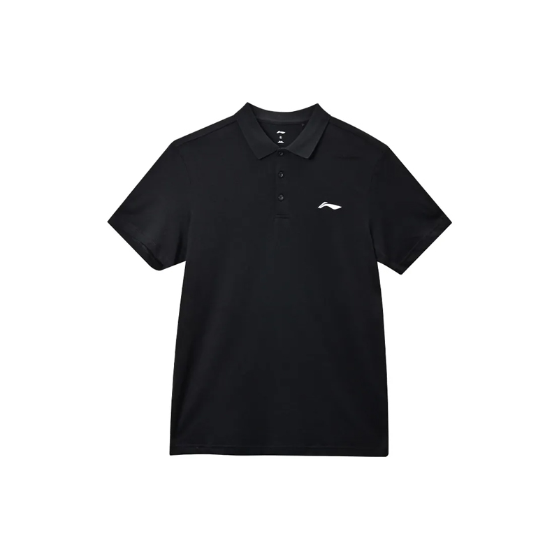 

LINING Мужская черная поло, Черный, LINING Мужская черная поло