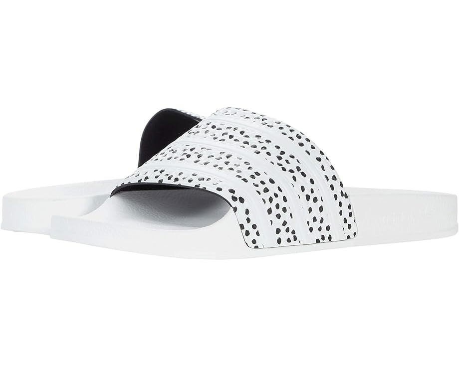

Сандалии Adidas adilette, цвет Footwear White/Core Black/Footwear White