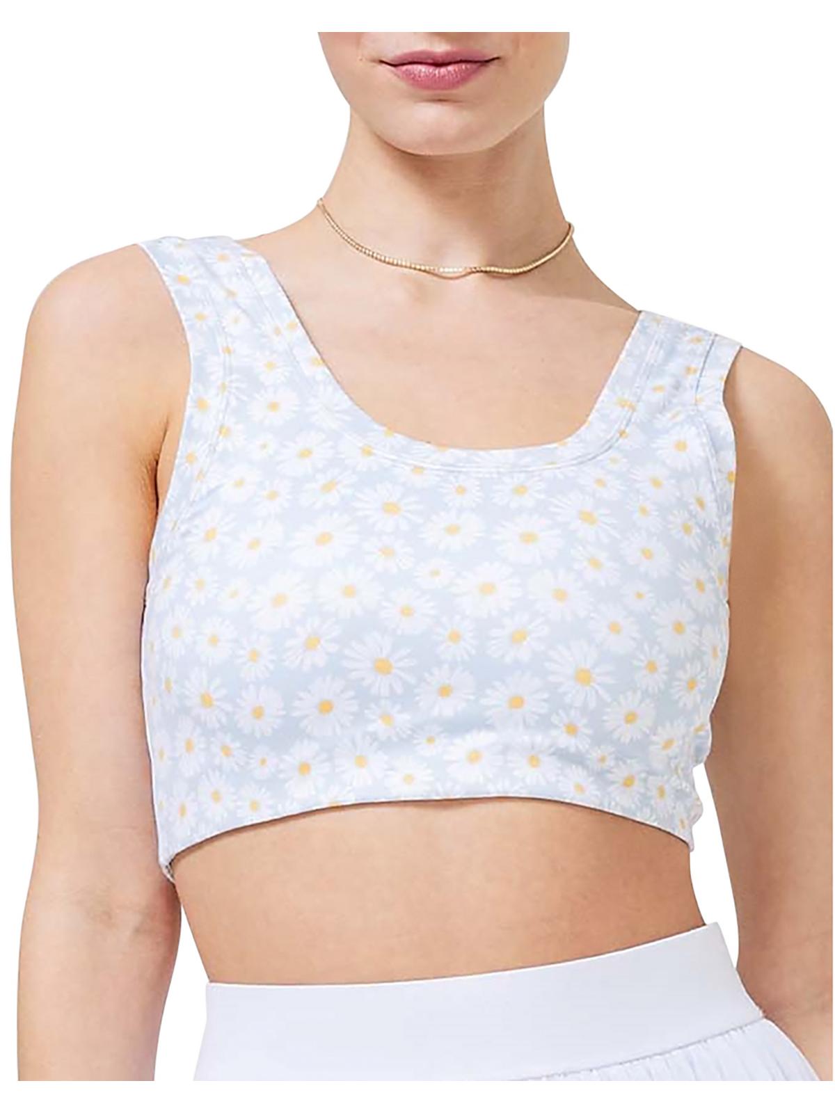 

Женский спортивный бюстгальтер для фитнеса и активного отдыха Terez, цвет daisies on dusty blue