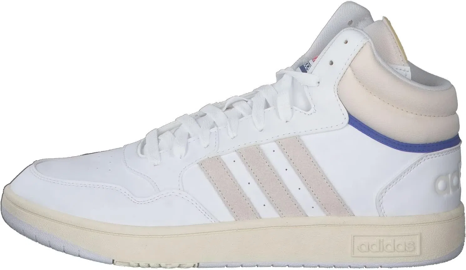 Кроссовки Adidas Herren Hoops 3.0 Mid Lifestyle Basketball Classic Vintage Schuhe, Cloud White Chalk White Core Black — фото 2